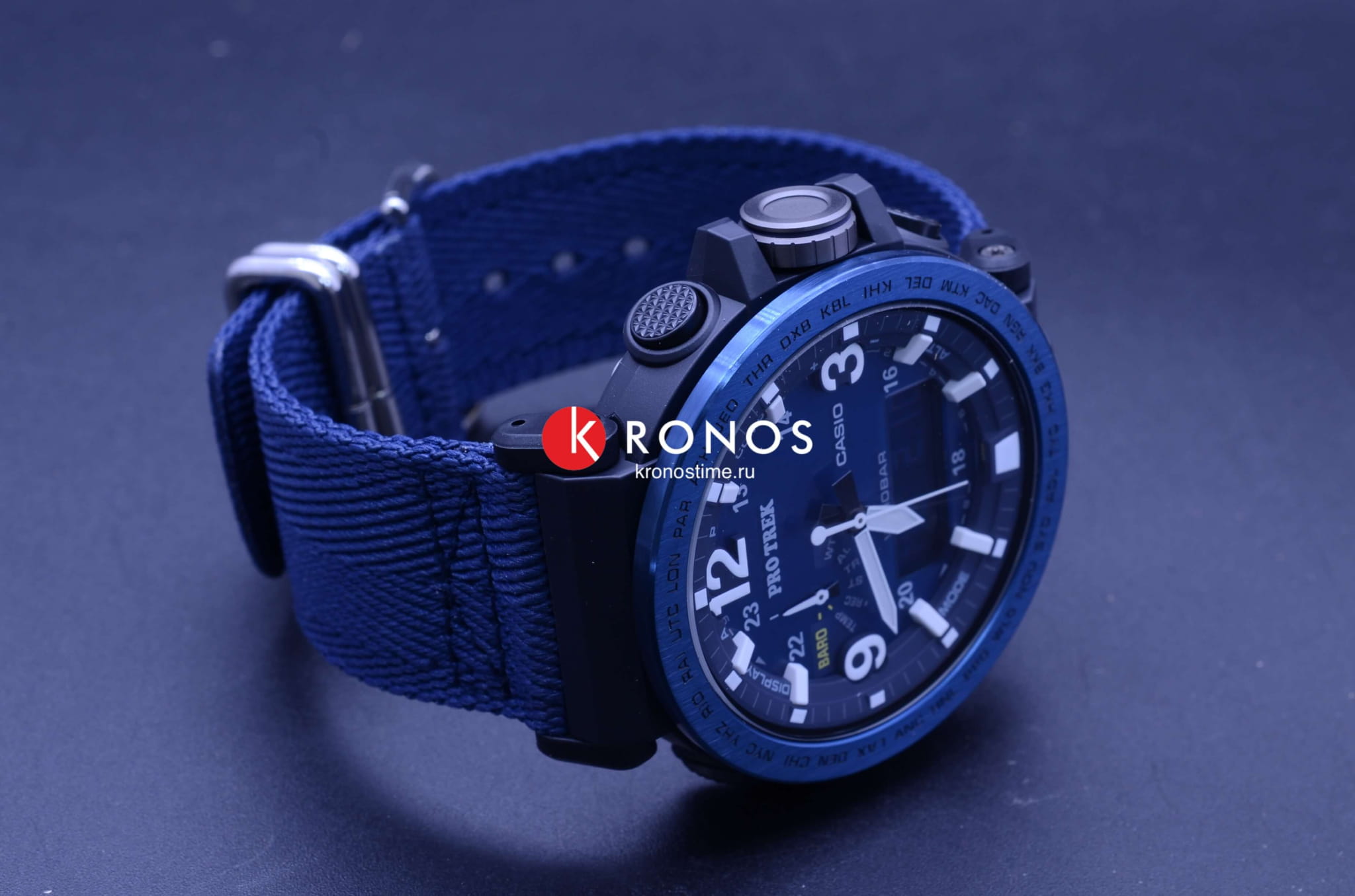 Casio Casio Pro Trek PRG-600YB-2 спортивные наручные часы, вид спереди